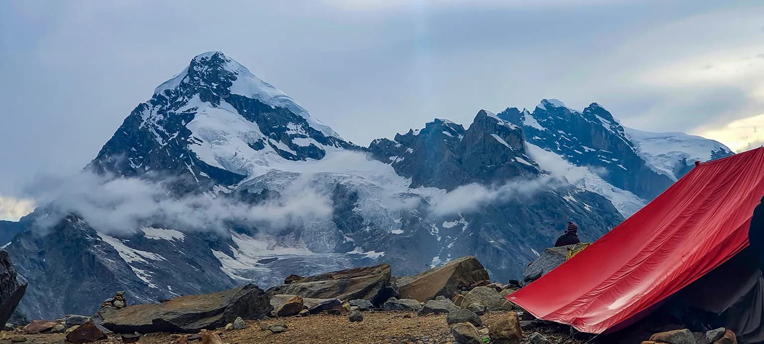 Pin Parvati Pass Trek View 2